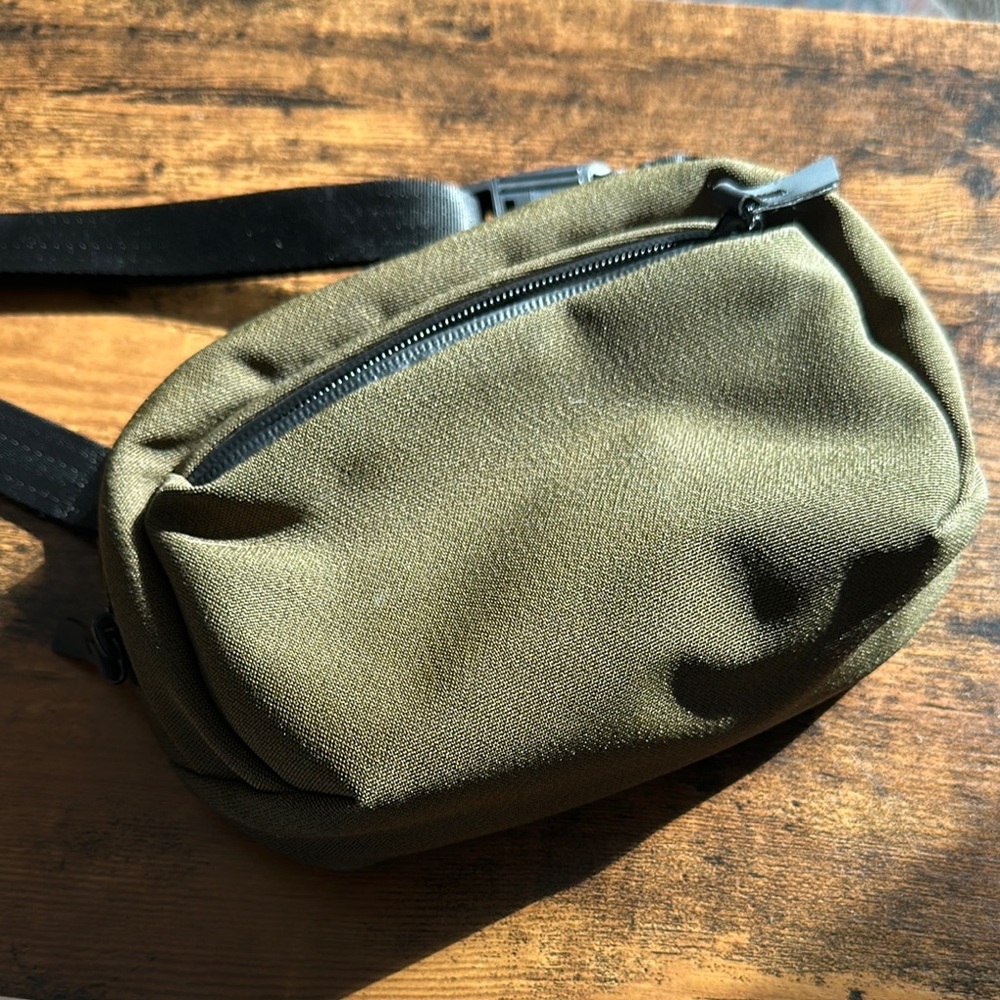 Alpaka Go Sling Nano Olive Green Crossbody Bag